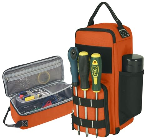 Werkzeugtasche Klein, Taktisches Werkzeugbeutel Organiser Set, Tool Bag Wergzeugbox, Werkzeugaufbewahrung für Handwerker, Elektriker, Mechaniker und Reparaturarbeit Fahrrad, Motorrad, DIY, Outdoor