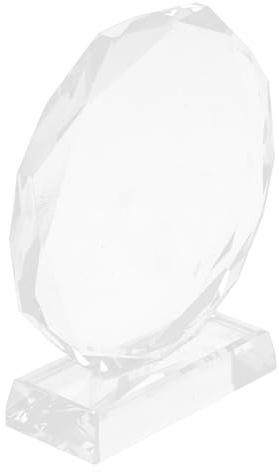ULTECHNOVO Trophée en Cristal pour Compétitions Design Détaillé et Apparence Luxueuse, Cadre Photo en Verre pour Prix de Concours et Événements