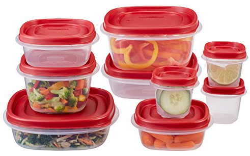 Rubbermaid Easy Find Lids Aufbewahrungsset, 18 Teile