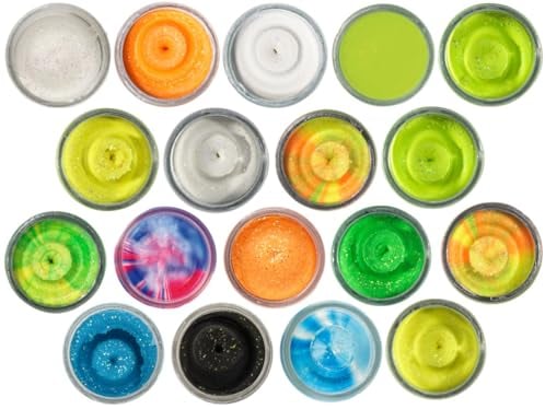 Berkley Paste für Forelle Forellenpaste PowerBait Natural Scent Garlic Spring Green 50 g Garlic Spring Green See Tremarella