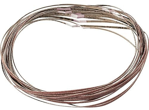 PFERD 663974 Kurzbänder BA, Flexible Schleifmittel, Ausführung Korund A, 80 Korngröße, 520mm x 3mm, 100 Stück