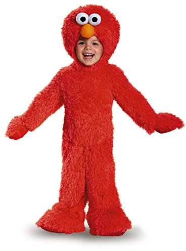 Disguise 76876M Elmo Extra Deluxe Plush Costume, Medium (3T-4T) by Disguise
