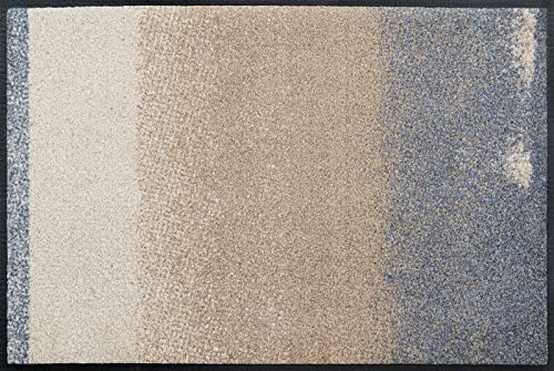 wash+dry Fußmatte, Medley beige 50x75 cm, innen und außen, waschbar