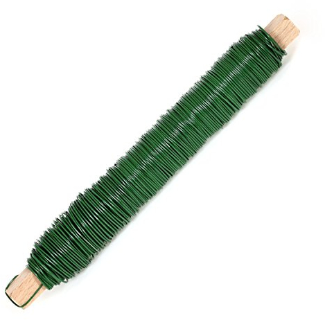 Bütic Draht - Bindedraht - Wickeldraht - Basteldraht, Artikel:Grün 0.6mm - 100g