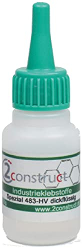 2Construct Sekundenkleber Serie 483 (hochviskos/dickflüssig, 20 g Flasche)