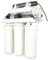 YATEK Sistema de Osmosis inversa domestica C de 5 etapas con Tanque de 12 litro, Bomba de presión y lampara UV
