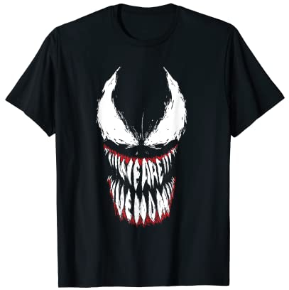 Marvel Venom We Are Venom Face Grin T-Shirt