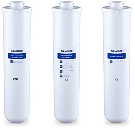 Aquaphor RO-101S MORION BIG SERVICE Umkehrosmose Wasserfilter Umkehrosmoseanlage Filter Ersatzfilterset 3 Stück K2, K5 + K7M