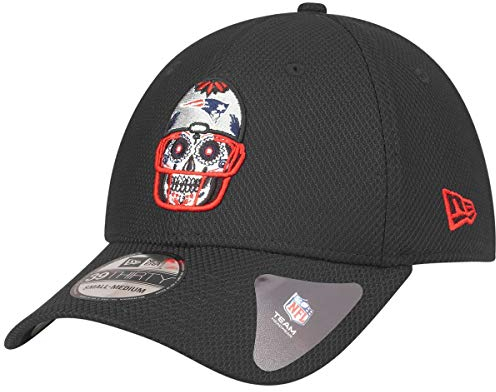 New Era 39Thirty Cap Sugar Skull New England Patriots - M/L