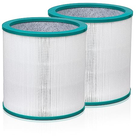 Lot de 2 filtres à air HEPA de pour purificateurs d'air Dyson Tower Pure Hot Cool Link TP01, TP02, TP03, BP01, AM11, pièce 968126-03