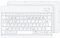 Emetok Deutsche Bluetooth Tastatur für iPad Air/Pro/Mini/10,9/10,2/9,7/iPhone/Samsung/Android, Ultra-dünn, Wiederaufladbar, QWERTZ, Tragbare Kabellose, Weiße