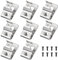 Belt Clips for Dewalt, 8pcs 304 Stainless Steel Drill Clips Tool Hooks with Screws for Dewalt N268241 Fit for 20V Power Tools DCD980 DCD980L2 DCD985L2 DCD985