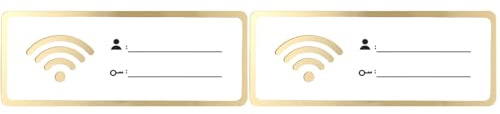 NUOBESTY 2 Piezas Señal Wifi El Signo De Contraseña Wifi Para Invitados Signo Wifi Pw Decoración De Contraseña Wifi Signo De Pizarra Wifi Letrero De Pared Acrílico Negocio Vacaciones