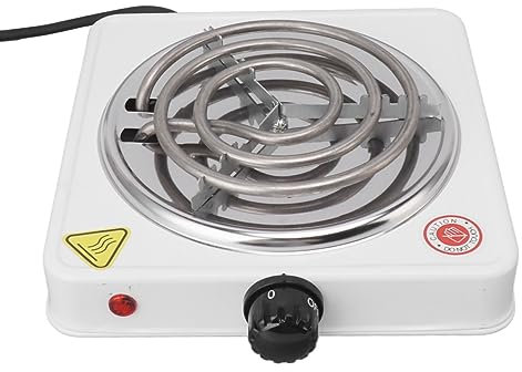 1000 W Elektroherd, Tragbare Arbeitsplatte, Kochplatte, Verstellbarer Thermostat, Einzelbrenner Für Tee, Kaffee, Küche, Wohnmobil, EU-Stecker 110–240 V