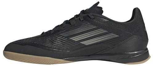 adidas Unisex F50 League Football Boots Indoor Fußballschuhe, core Black/Iron MET/Gold met, 43 1/3 EU