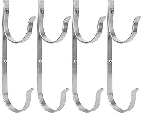 Natudeco 4 Uds. Gancho para Toallas, Toalla para Piscina, Colgador De Ropa, Toallero De Baño, Soporte De Montaje En Pared, Ganchos De Pared Resistentes para Piscina, Baño, Dormitorio, Cocina
