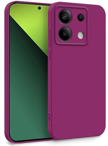 MyGadget Cover per Xiaomi Redmi Note 13 Pro 5G | Poco X6 5G - Custodia in Silicone Morbido a Doppio Strato – Case con Protezione Fotocamera & Fodera Interna Antigraffio - Bordeaux
