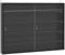 HOMCOM Vetrinetta Moderna per Collezionismo 5 Ripiani, Bacheca Portaoggetti con Mensole Regolabili, 80x9.5x60cm, Nero