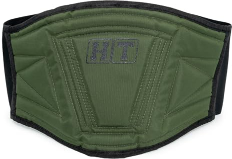 Nierengurt Heavy-Tuned, Motorrad Nierenwärmer, Handmade, Leichter Stretch, für Herren und Damen, grün, Größe S/M