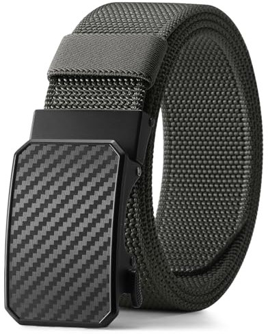 SENDEFN Herren Gürtel, Taktischer Gürtel Herren Ratsche Automatikschließe für Nylon, Stoffgürtel Herren Breit 38mm,Größe Einstellbar Belt
