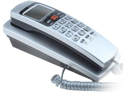 Wahlwiederholungsfähiges, schnurgebundenes Telefon mit Anruferanzeige, störungsbeständig, für Bürokommunikation