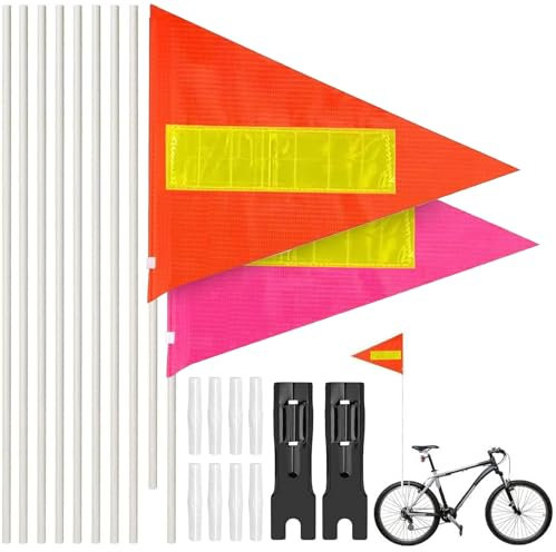 Fahrradfahne,Fahrrad Wimpel,Fahrrad fähnchen,Verstellbare Kinderfahrradfahne,Roller Fahrrad Wimpel Fahne,Street Buddy Fahne,Kinderfahrrad Sicherheitswimpel