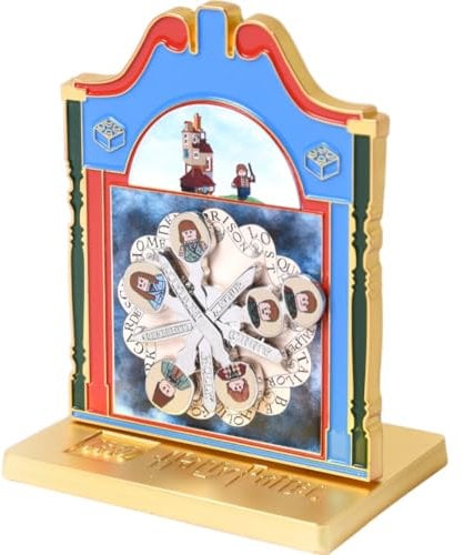 LEGO® Harry Potter™ L'horloge des Weasley - pièce de collection avec aiguilles rotatives - décoration magique de la maison pour les enfants & les fans à partir de 6 ans - horloge en forme de terrier d