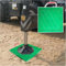 ININOSNP Multigröße stapelbar Nivellierpads, stapelbar, robuste Kranauslegerpads mit Griffen, for den Einsatz in jedem Gelände, Stabilisatorpads/Landeblöcke for Reiseanhänger(Green,40x40x5cm)