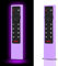 Lot de 2 coques de protection en silicone pour télécommande TV NVIDIA Glow in The Dark - Pour télécommande Smart TV NVIDIA Shield Android TV Pro/4K HDR Smart TV (violet vif)