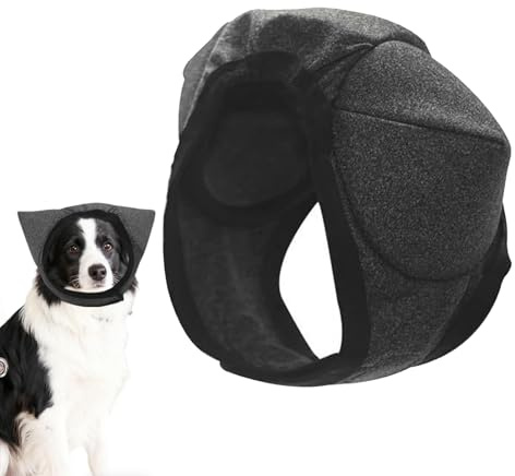 Generico Ohrenschützer für Hunde, geräuschunterdrückend, wasserdicht, Ohrenstöpsel für Hunde und Hunde, beruhigende Ohrenkappen verhindern Hämatom, elastisch, wasserdicht, Ohrenschützer