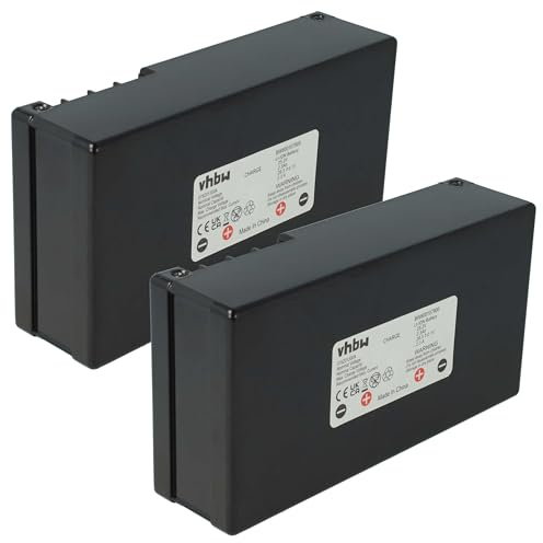 vhbw 2X Akku kompatibel mit Ambrogio L30 Elite | L30, L 30e Lite, Alex, L20, L30 Basic, L 20, L 30 deluxe Rasenmäher (2300mAh 25,2V Li-Ion)