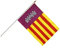 Flaggenfritze® Stockflagge Spanien Mallorca - 30 x 45 cm
