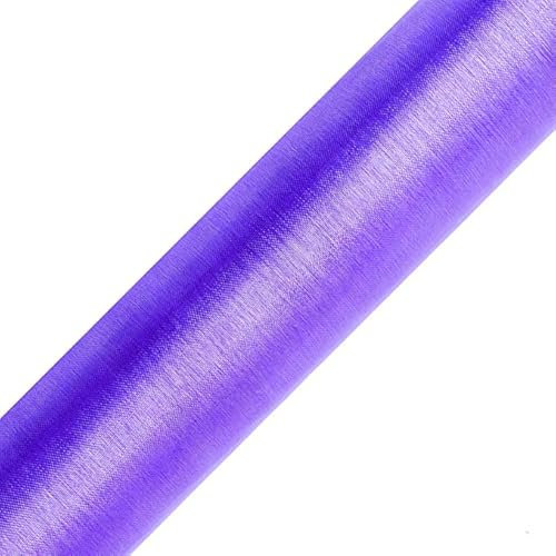 eventkauf Organza Rolle 9m x 15 cm Tischläufer Dekostoff (Flieder)