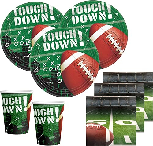 32 Teile American Football Superbowl Party Deko Set 8 Personen