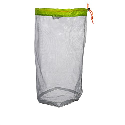 Nylon Mesh Stuff Storage Sack Drawstring Mesh Bag for Camping Hiking (XXL-Random Color)