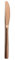 Comas BCN 18% Rame PVD Coltello da tavola, 221 mm, Multicolore