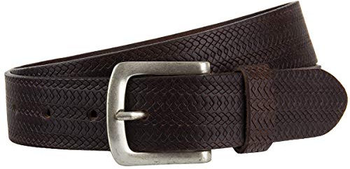 s.Oliver Damen Leder Gürtel Belt Ledergürtel Jeansgürtel 32.611.95.7105-8772, Länge:90 cm