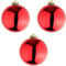 Mojawo 3 Stück XXL Christbaumkugeln Weihnachtsbaumkugeln Baumschmuck rot Ø 20cm Schmuckkugeln