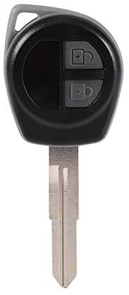 Coque clé agila, Coque de clé de Voiture, Coque de clé à diance d'entrée sans clé, Coque de clé télécommande 2 Boutons Remplacement pour Vitara Swift Ignis SX4 Liana Alto