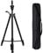 DanseeMeibr Plus Anti-Slip Aluminum Wig Stand - Adjustable Tripod (24-64Inch) for Hairdressing Training - Includes Carry Bag