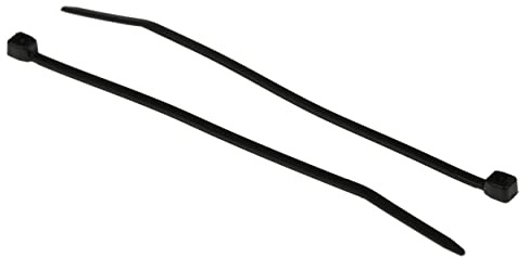 RS PRO Nylon 6.6 Kabelbinder Subminiatur Schwarz 1.6mm x 71 mm, Packung a 100 Stück