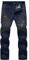 donhobo Herren Hosen Fleece Gefüttert Winterhose Winddicht Warm Verdickte Softshellhose Wasserabweisend Outdoor Wanderhose Funktionshose (Blau, 38)