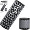 MOTIVALY Foam Roller Allungabile - Rullo Massaggio Muscolare Portabile da 30cm a 13cm | Testine 3D Rilascio Miofasciale, Trigger Point, Recupero Dolore Muscolatura, Mobilità e Rigidità | Ebook Gratis