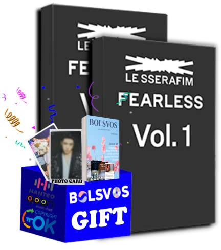 LE SSERAFIM - Fearless [Full Set ver.] (1st Mini Album) 2 Albums+Pre Order Limited Benefits+BolsVos K-POP eBook (21p), Photocards