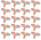 20 Pcs Electrical Connectors Block 3 Way Electric Wire Connectors Quick Connector Cable Clamp for Building Wiring and Flexible Wire