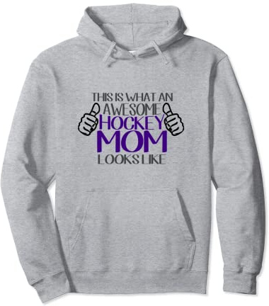 Hockey-Muttertag, Eishockey, tolle Optik Pullover Hoodie