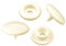 50 Druckknöpfe rund Snaps Druckknopf Snap Button Knöpfe Farb- Größenwahl, Größe:12mm, Farbe:vanille