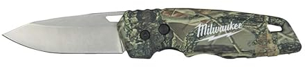 Milwaukee Fastback Camouflage Klappmesser 285 mm mit nachschärfbare Edelstahlklinge