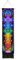 Ricemru Schmale Wandteppich Yoga Chakren Wandbehang Galaxy Universum Erde Space Weltraum Wandtuch Psychedelic Trippy Wanddeko Tapestry Wandkunst Deko