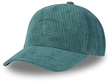 Von Dutch Kappe für Damen und Herren, 100 % Baumwolle, Cordstoff, grün, Einheitsgröße